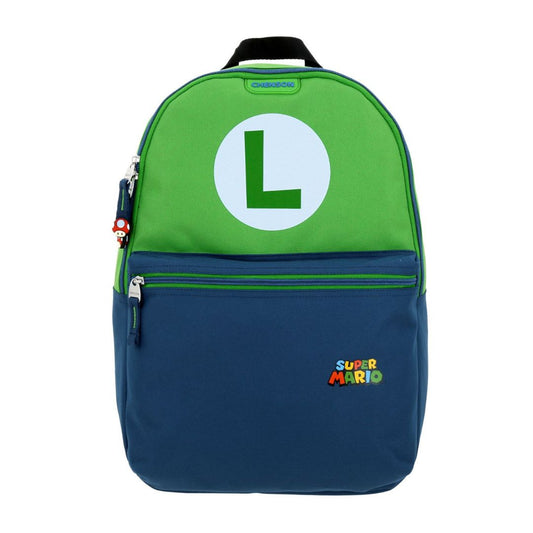 MOCHILA GRANDE VERDE MARIO BROS TONKSY XXIV