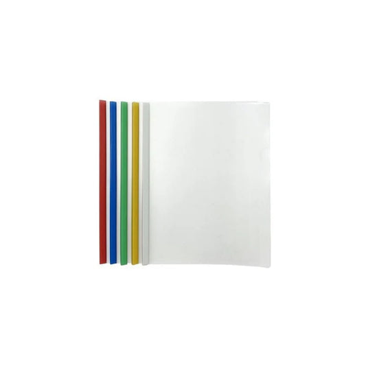 FOLDERS PLASTICO C/VARILLA LETTER AHUMADO 5/1 PAQ. 25