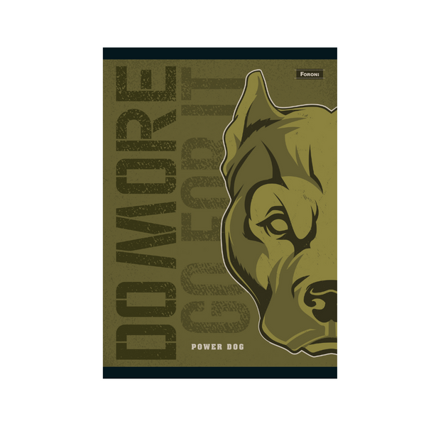 CUADERNO COSIDO 200 PAG. POWER DOG