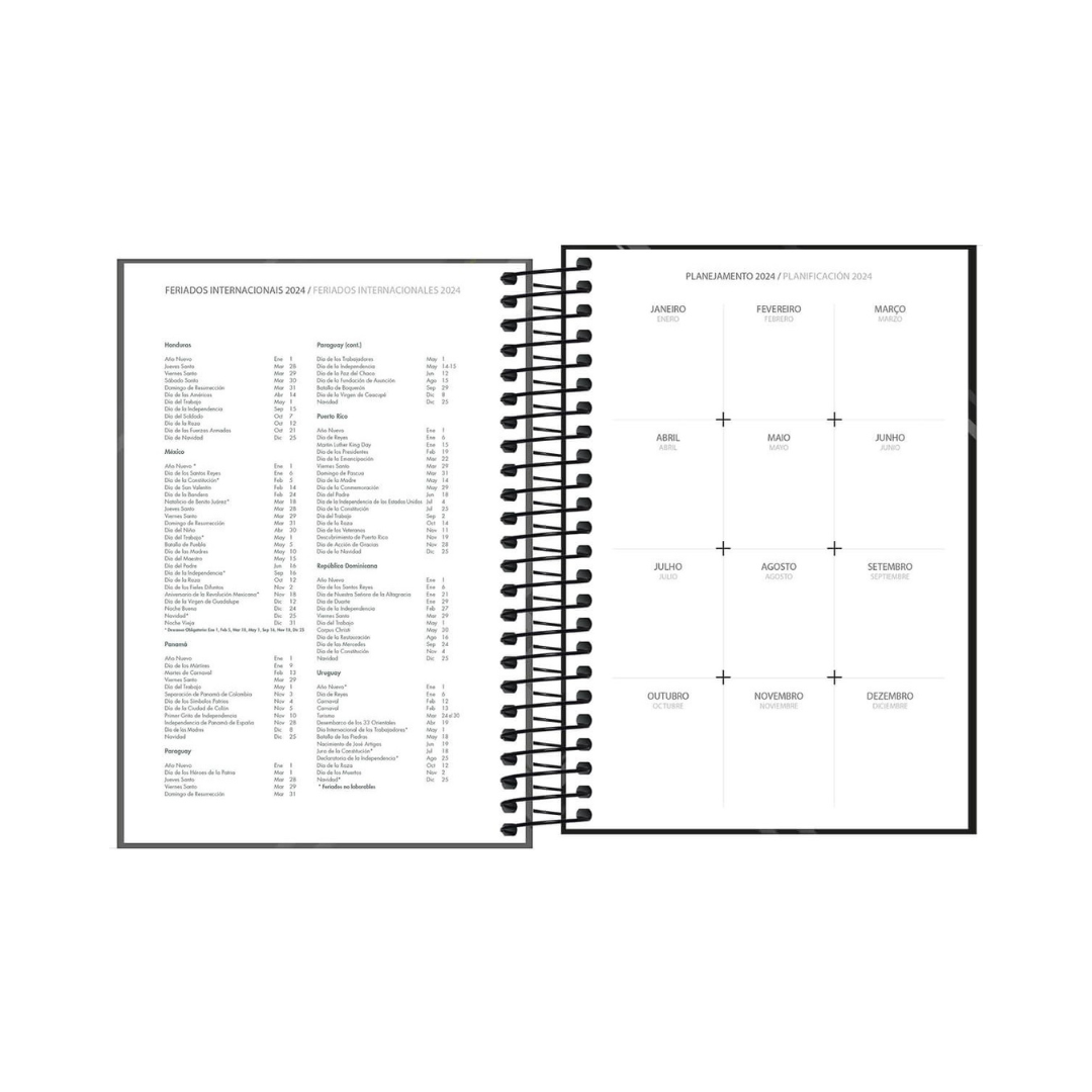 AGENDA DIARIA EN ESPIRAL 2024  SPOT M5