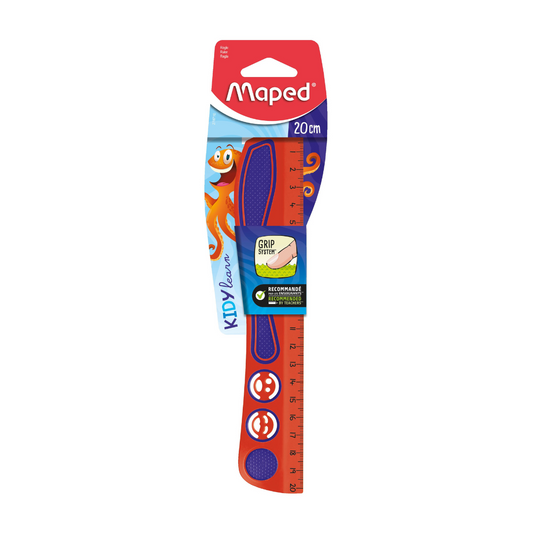REGLAS KIDY GRIP 20cm/8pulg BL