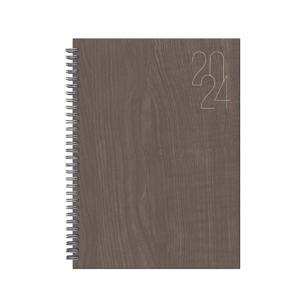 AGENDAS DIARIA EN ESPIRAL 2024 (19.5 X 26.5) SPOT