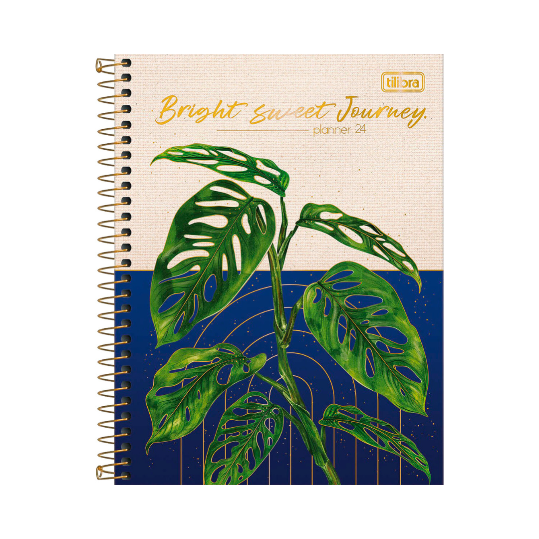 AGENDA DIARIA EN ESPIRAL 2024 PLANNER NATURALI M7