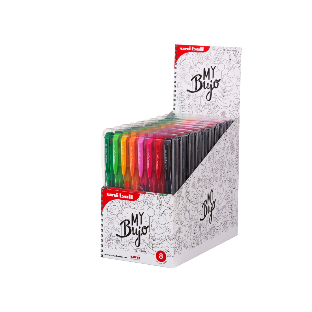 JUEGO BOLIGRAFOS SIGNO 155 8/1 (0.7) SURTIDOS BL.