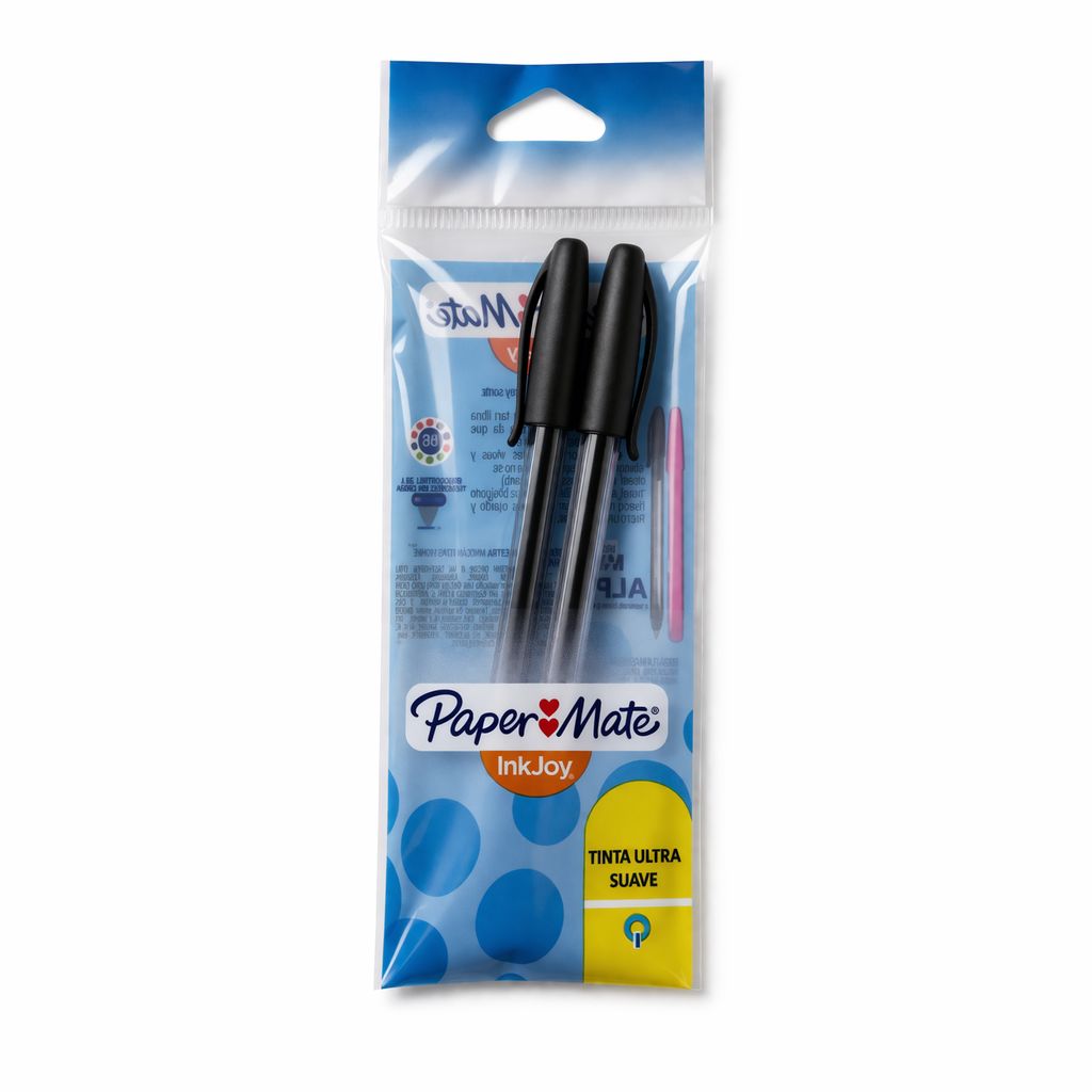 BOLIGRAFOS INKJOY 100 ST 2/1 NEGRO BLISTER BLANDO