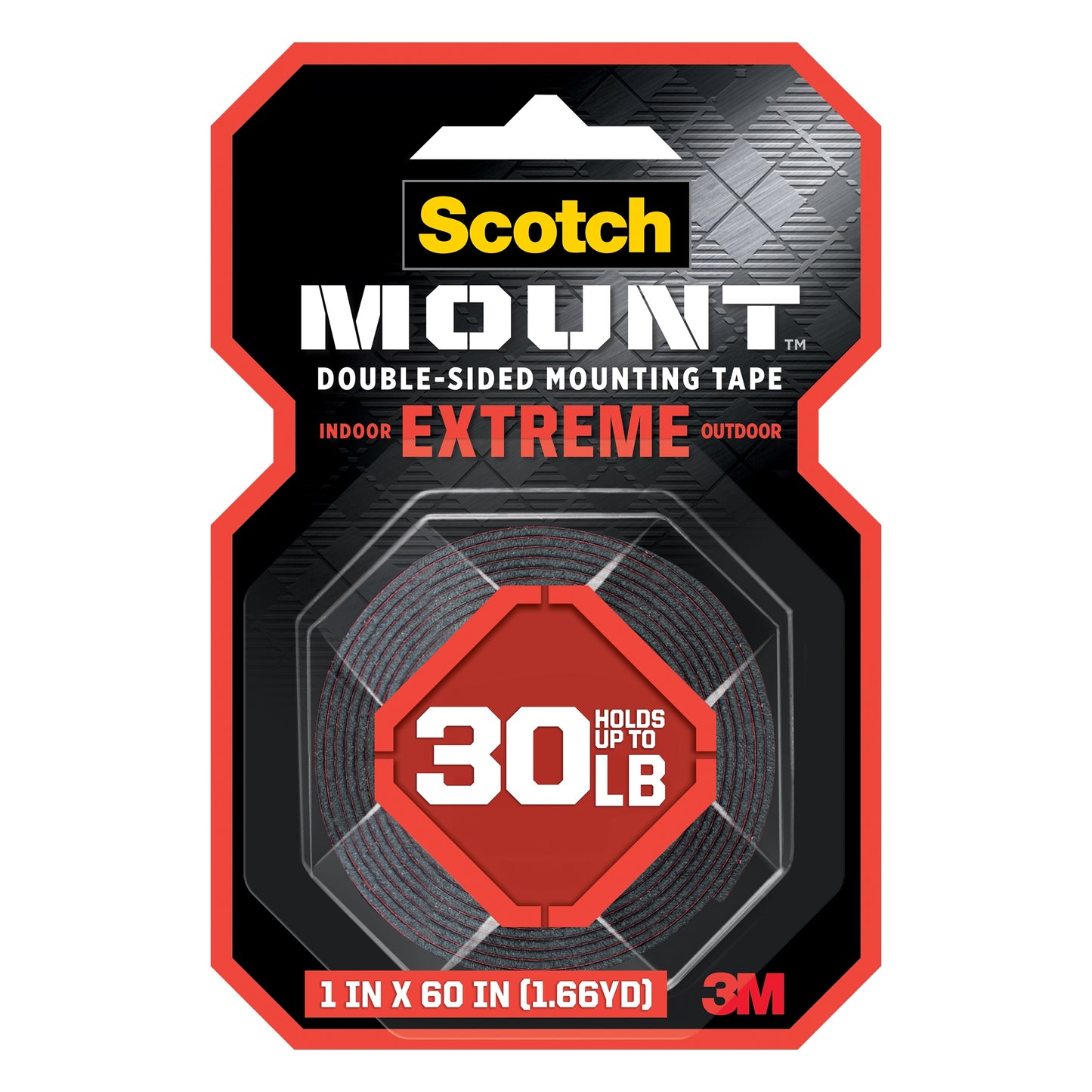 CINTAS PEGANTE DOBLE CARA (1 X 60pulg) EXTREME 30 lib.