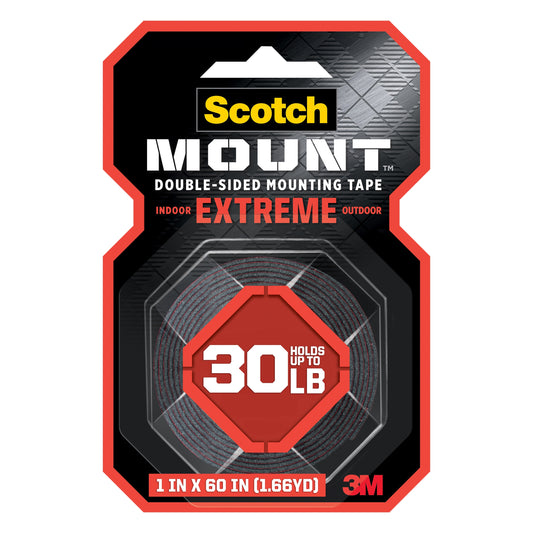 CINTAS PEGANTE DOBLE CARA (1 X 60pulg) EXTREME 30 lib.