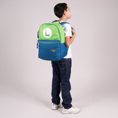 MOCHILA GRANDE VERDE MARIO BROS TONKSY XXIV