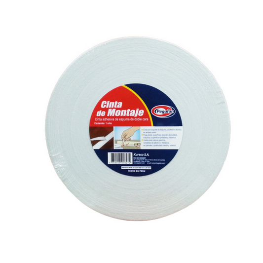 CINTAS PEGANTE DOBLE CARA M100F 3/4 X 55YD UNIDAD 1