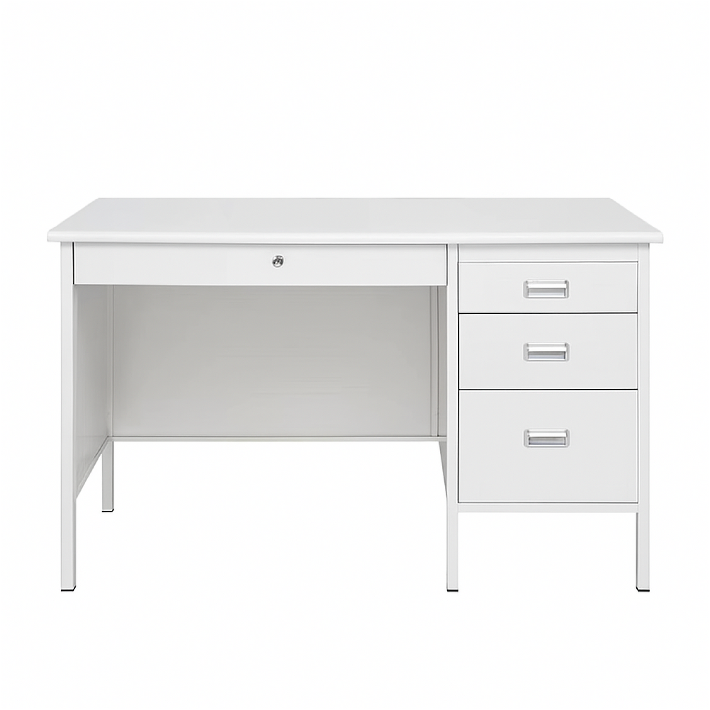 ESCRITORIO FAMILIA VAL (28x55) C/7 GAV. C/LLAVE GRIS