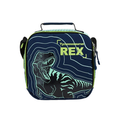 KIT MOCHILA C/RUEDAS+ LONCHERA+LAPICERA+MORRAL  AZUL XXIV