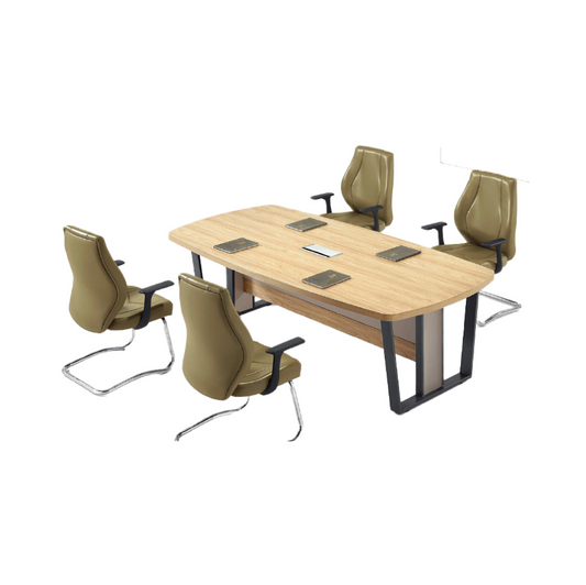 MESA P/REUNION BRIANI (46X93.7x29.5) CREMA P/4 Pers. UNIDAD 1