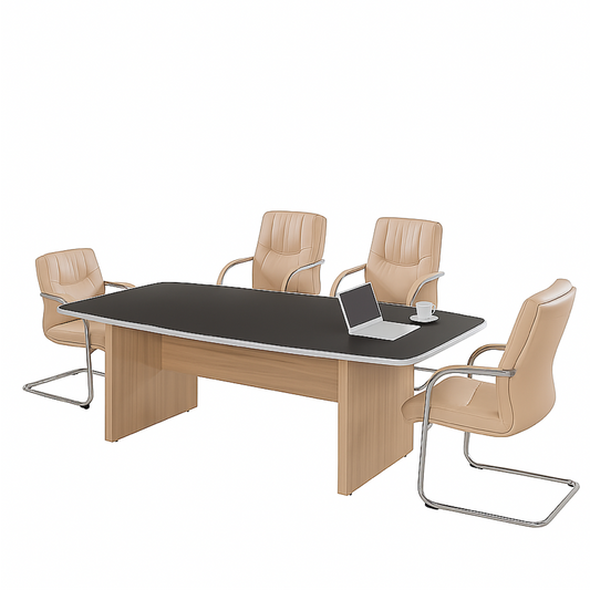 MESA P/REUNION BRIANI (47x93.7x29.5) CREMA P/6 Pers. UNIDAD 1
