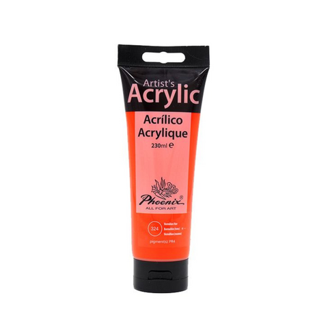 ACRILICA STUDIO SOFT BODY ( 75 ML ) ROJO VERMILION 324 PAQ. 5