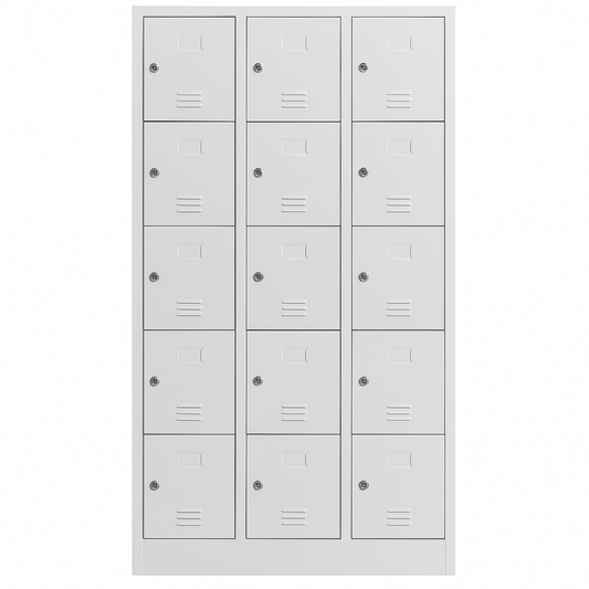LOCKER FAMILIA SATURNO C/15 P. (35x73x15) GRIS UNIDAD 1