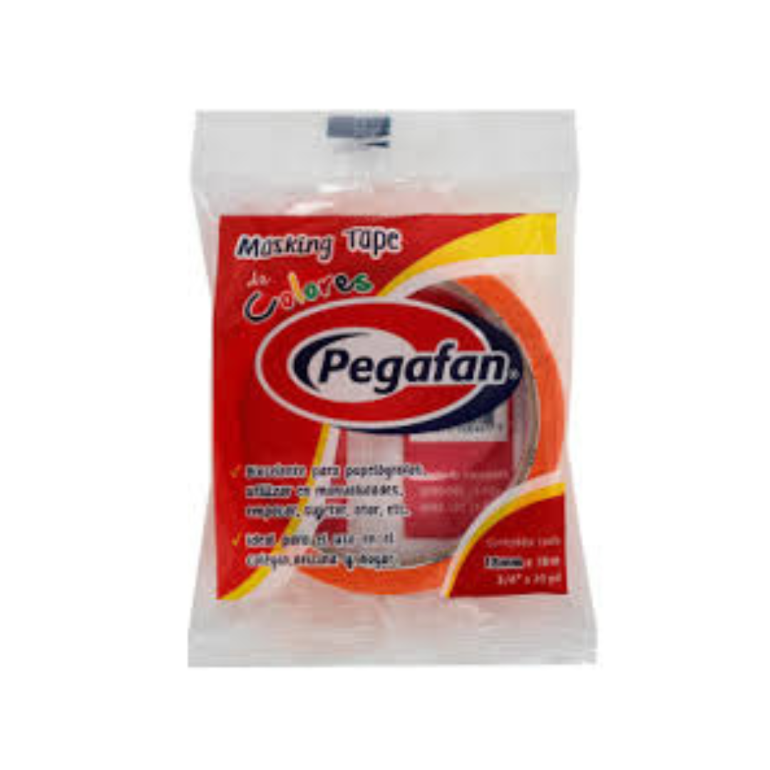 MASKING TAPE 3/4 X 20YDS NARANJA (18mm)