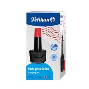 TINTA GOTERO P/ALMOHADILLA 30ML ROJA PAQ. 10