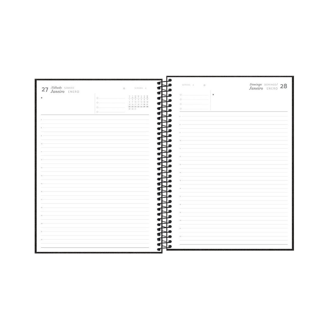 AGENDA DIARIA EN ESPIRAL 2024 CAMBRIDGE M9
