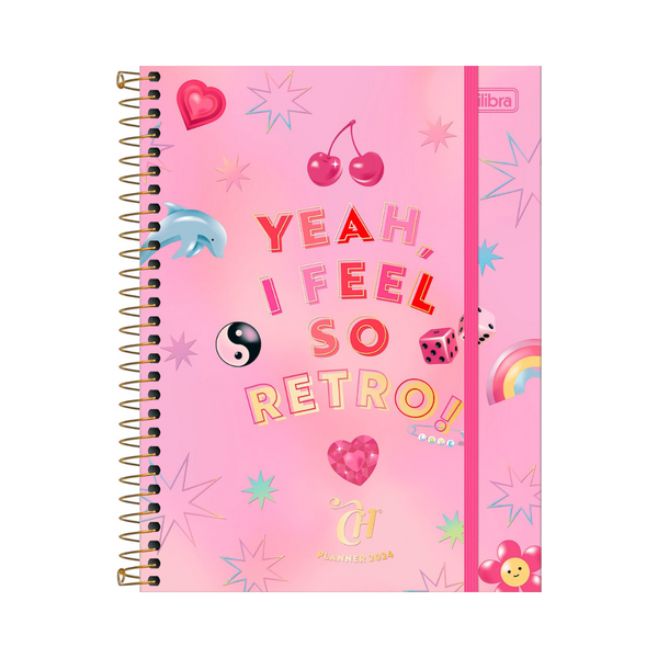 AGENDA DIARIA EN ESPIRAL 2024 PLANNER CAPRICHO M7