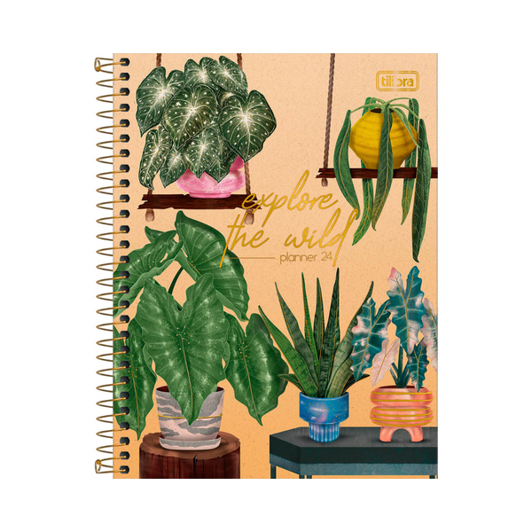 AGENDA DIARIA EN ESPIRAL 2024 PLANNER NATURALI M7