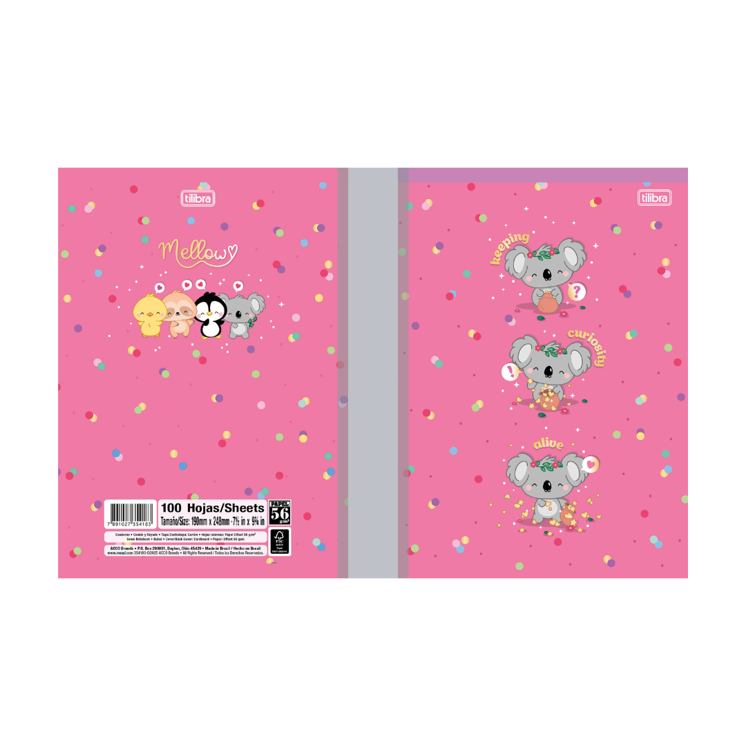 CUADERNO COSIDO 200 PAG. COST CF MELLOW