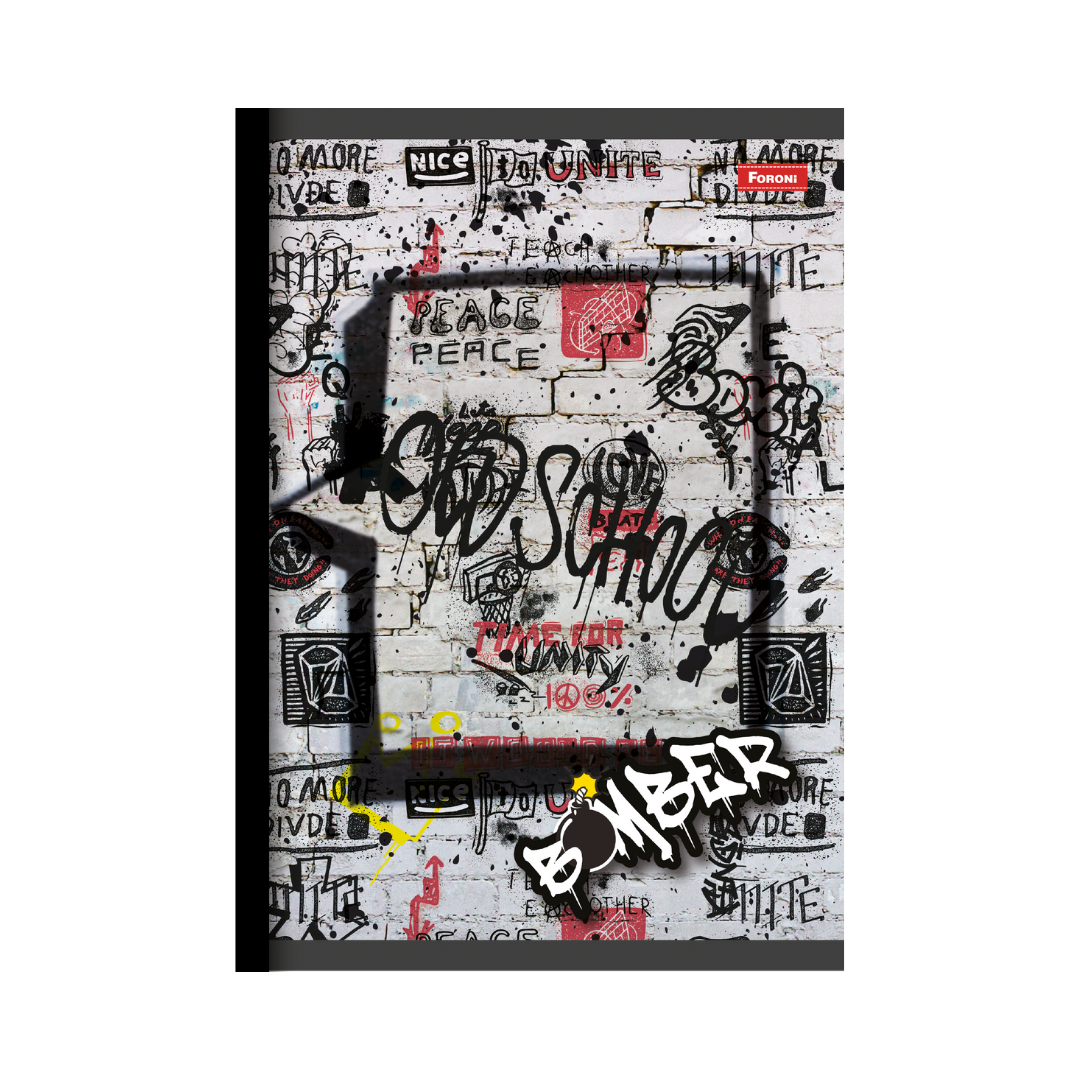 CUADERNO COSIDO 200 PAG. BOMBER