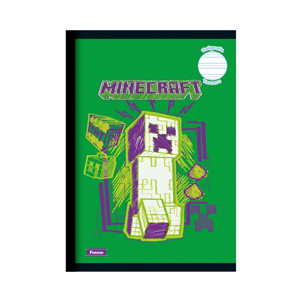 CUADERNO COSIDO 160 PAG. MINECRAFT CAL. 3RO