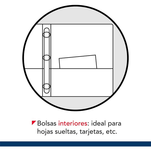 CARPETAS 2" ARGOLLA EN D C/PLASTICO FRONTAL BLANCA