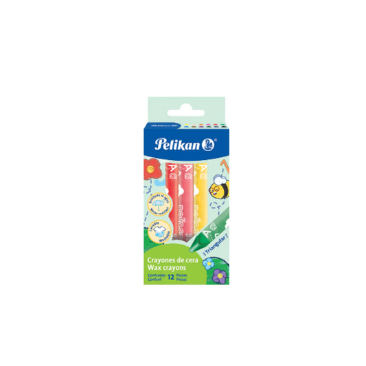 JUEGO CREYONES DE CERA TRIANGULAR JUMBO 12/1 UNIDAD 1