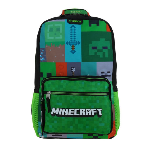 MOCHILA GRANDE NEGRO MINECRAFT TILES XXIV