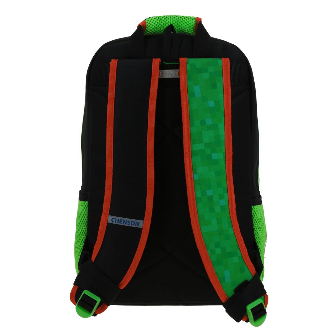 MOCHILA GRANDE NEGRO MINECRAFT TILES XXIV