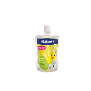 PINTURA P/DEDOS  60 ML AMARILLA FLEXIBLE UNIDAD 1