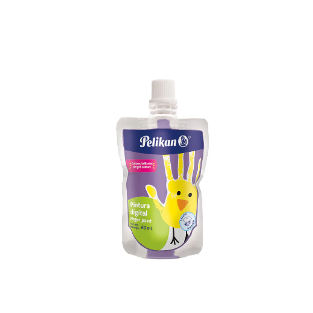 PINTURA P/DEDOS  60 ML VIOLETA FLEXIBLE UNIDAD 1