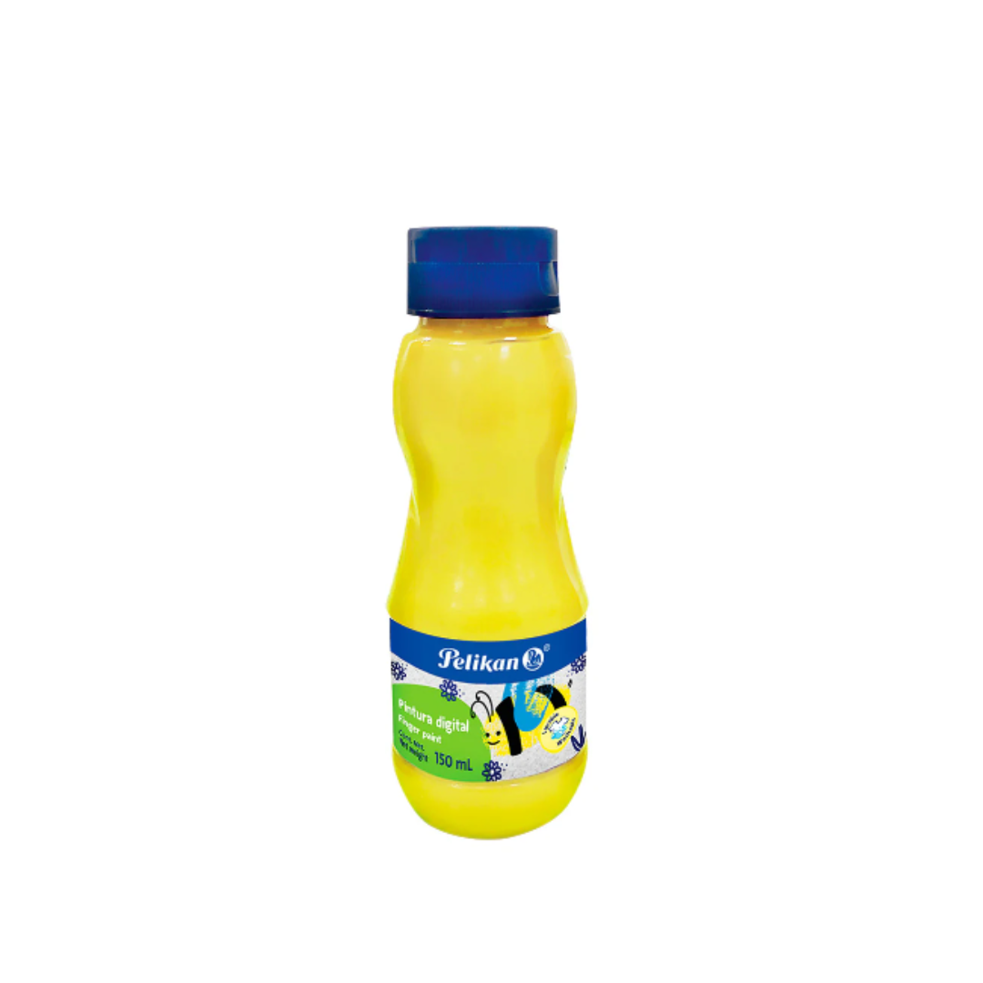 PINTURA P/DEDOS 150 ML  AMARILLA