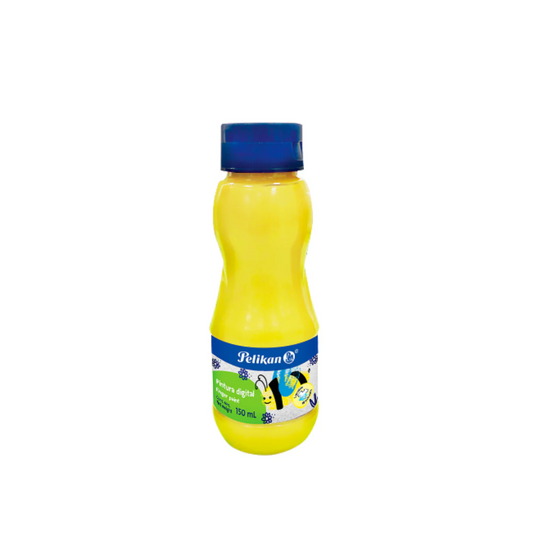 PINTURA P/DEDOS 150 ML  AMARILLA