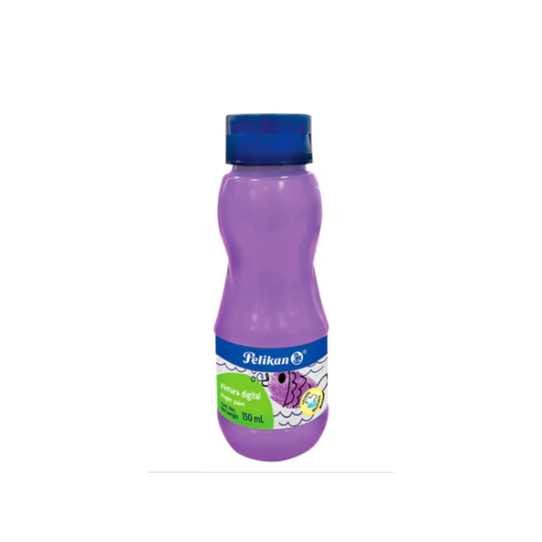 PINTURA P/DEDOS 150 ML  VIOLETA PAQ. 12