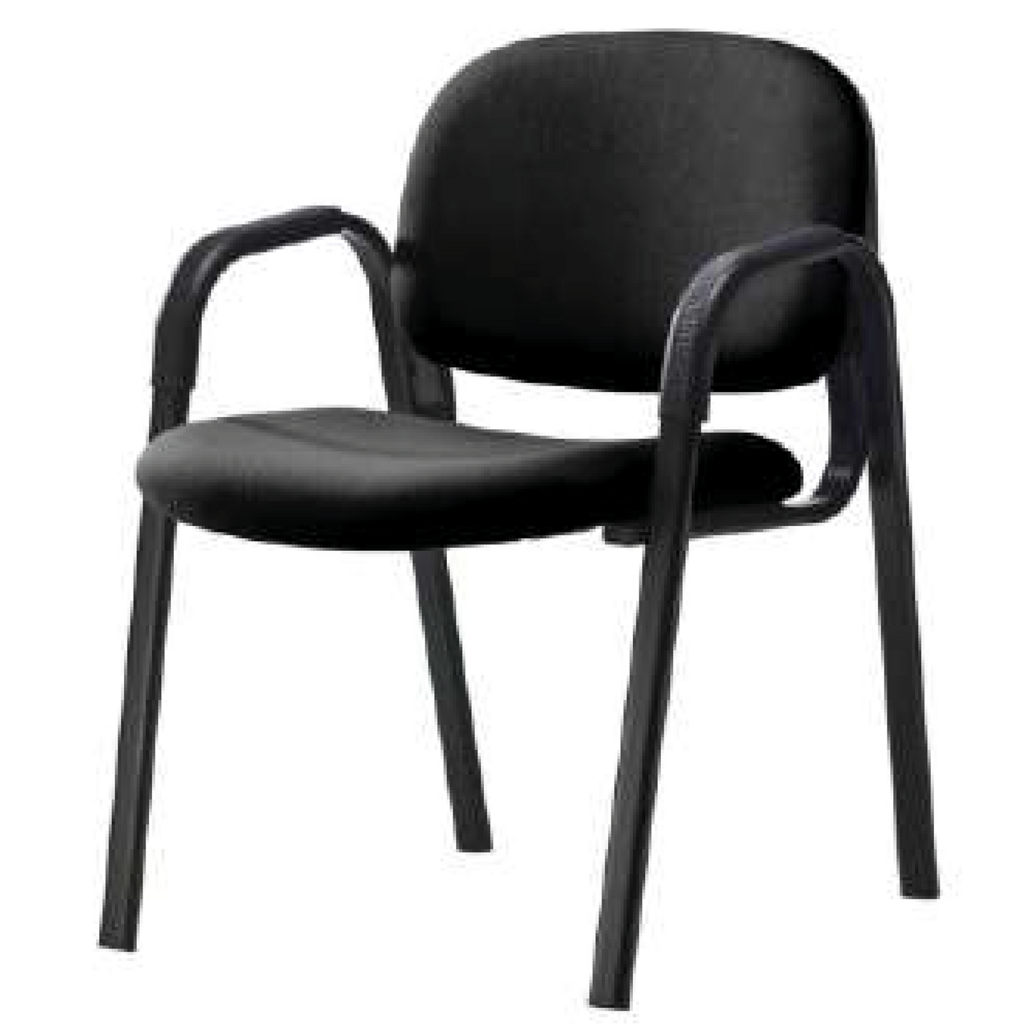 SILLA P/VISITANTE TABULAR DE TELA C/B PALOMA NEGRA (25 - 21)