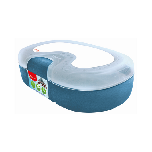 ESTUCHES P/LAPICES PLASTICO AGAVE AZUL