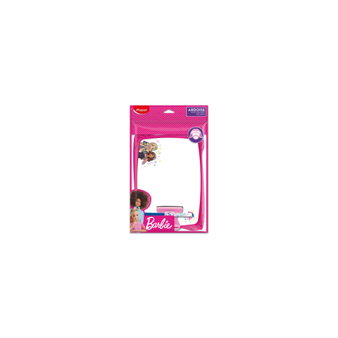 PIZARRA BLANCA C/ACCESORIOS BARBIE BOLSA