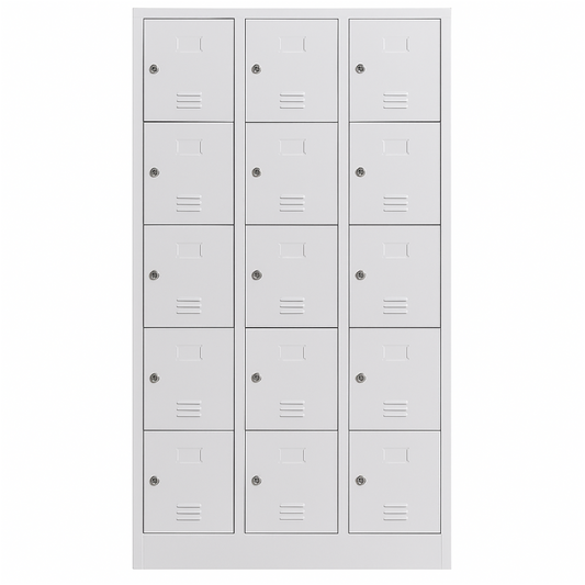 LOCKER FAMILIA SATURNO LLAVE C/15P. GRIS