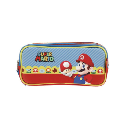 ESTUCHES P/LAPICES MARIO B.  MUSH AZUL XXIV