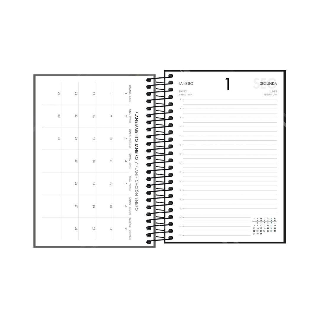 AGENDA DIARIA EN ESPIRAL 2024  SPOT M5