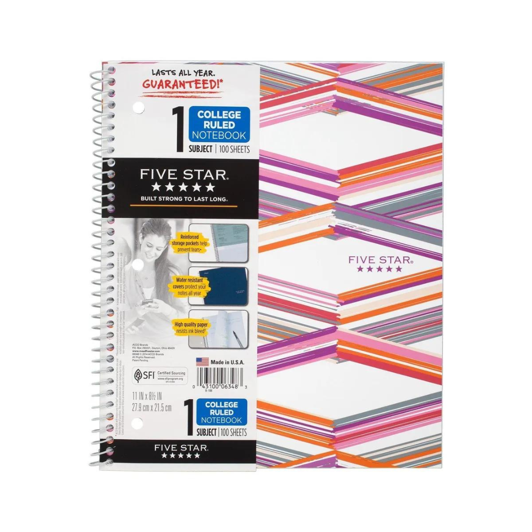 CUADERNOS FIVE STAR 1 DIV