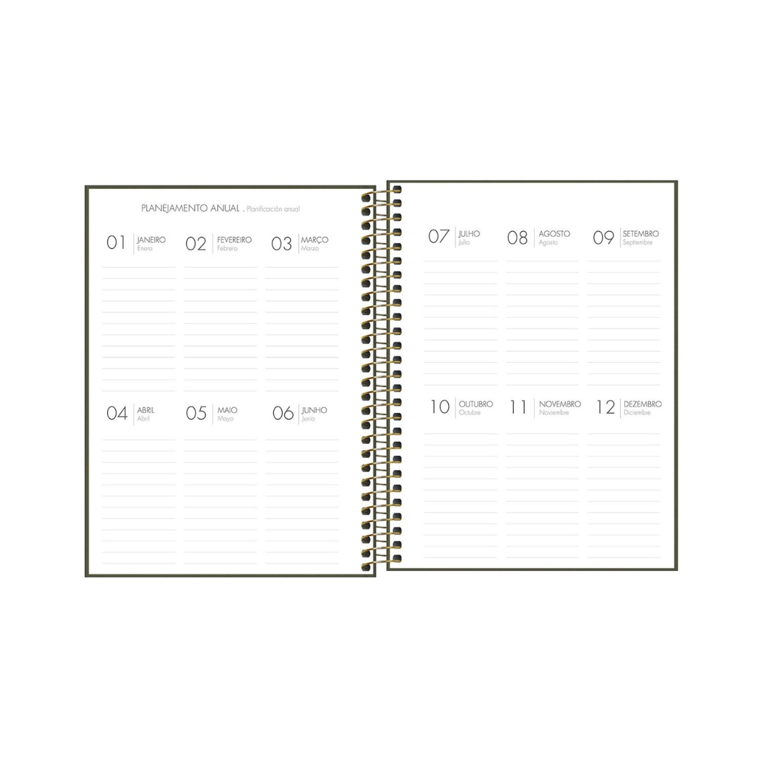 AGENDA DIARIA EN ESPIRAL 2024 LUME M7