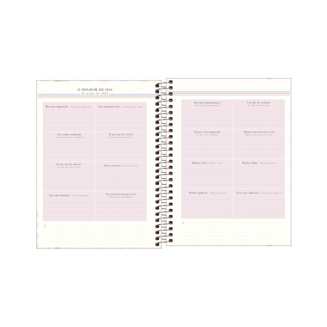 AGENDA DAIRIA EN ESPIRAL 2024 PLANNER SOHO M7
