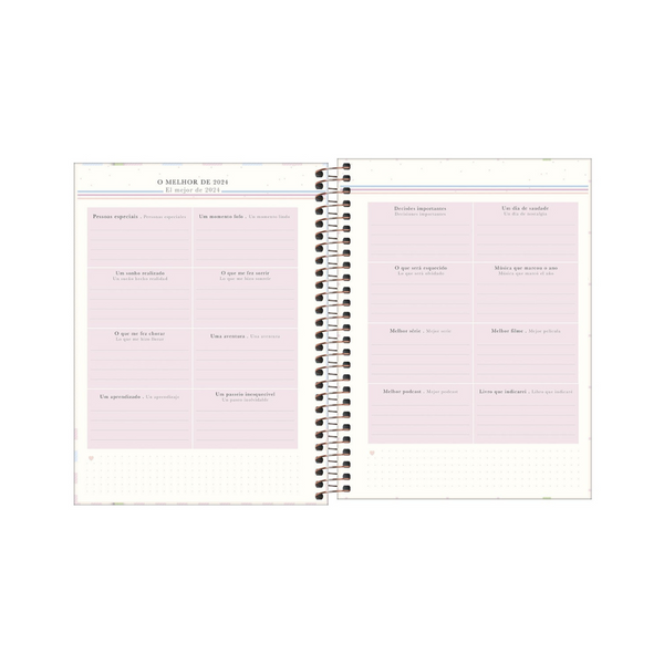 AGENDA DAIRIA EN ESPIRAL 2024 PLANNER SOHO M7