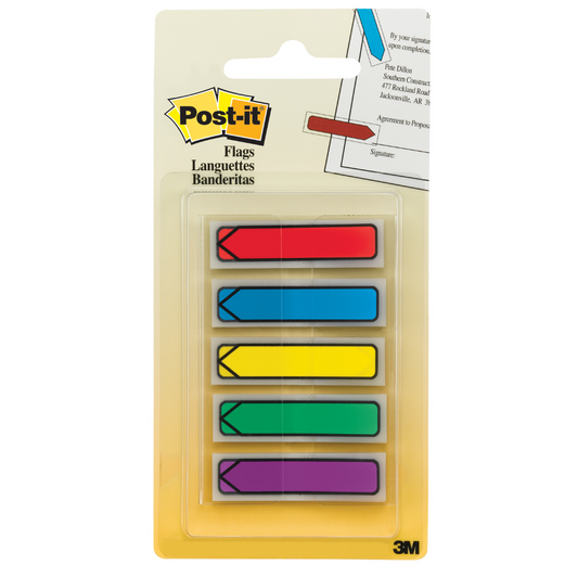 POST-IT BANDERITA (0.47 X 1.7) 5/1 SURTIDO BRIGHTS