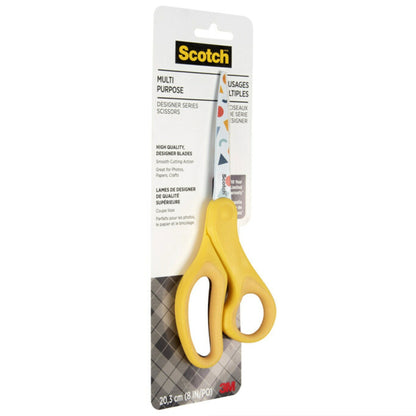 TIJERAS 8" P/OFICINA PRESICION C/DISENO BLISTER