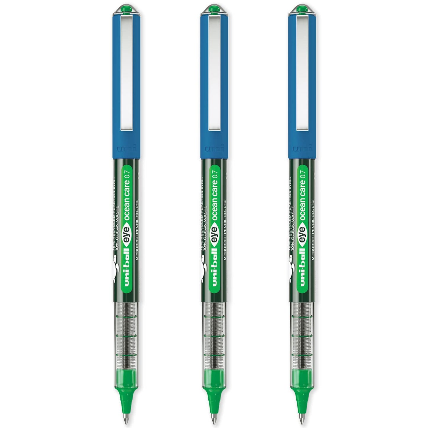 BOLIGRAFOS PUNTO METAL EYE OCEAN CARE FINO RB VERDE