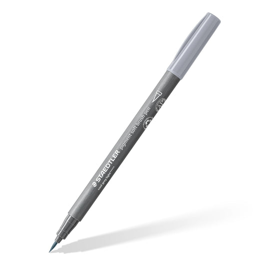 ROTULADOR CON PUNTA DE PINCEL GRIS CLARO